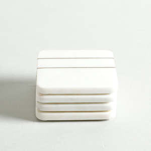 ถาดรองแก้วหินทรงสี่เหลี่ยมดีไซน์เรียบง่ายสำหรับชายามเย็นที่บ้าน - Product Image 2