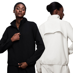 Veste coupe-vent à col montant zippée avec logo personnalisé, qualité supérieure, légère, chaude, tendance - Product Image 1