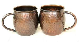 แก้วกาแฟมอสโกทองแดงพร้อมหูจับทองแดงขนาด450มล. ถึง550มล. เหมาะสำหรับเครื่องดื่มค็อกเทลเย็นๆ - Product Image 4