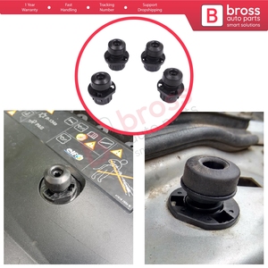 BSP1181-2 Juego de 4 Tope Amortiguador Ajustable para Capó de Megane Clio Scenic Master Talis Trafic Twingo Talento NV300 Vivaro 770 - Product Image 5