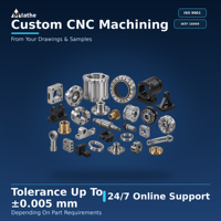 Service de prototypage rapide et d'usinage CNC sur mesure pour pièces métalliques de précision en aluminium, acier inoxydable et laiton