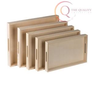 ถาดเสิร์ฟไม้ทำมือ ดีไซน์ธรรมชาติ เหมาะสำหรับบ้านรักษ์โลก - Product Image 1