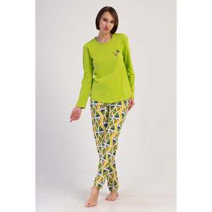 KADIN P.SUPREM O YAKA UZUN KOL ETEGI OVAL PIJAMA TAKIM - VERT - VERT - Product Image 1