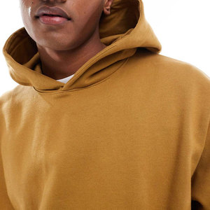 Sweats à capuche surdimensionnés de haute qualité pour hommes manches régulières logo imprimé personnalisé hiver sweats à capuche à épaules tombantes en bas quantité minimale de commande - Product Image 4