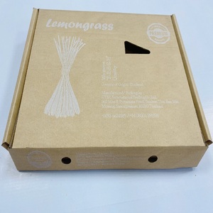 Top boîte avec logo personnalisé conteneur de nourriture à emporter emballage de restauration rapide boîtes en papier kraft brun - Product Image 4