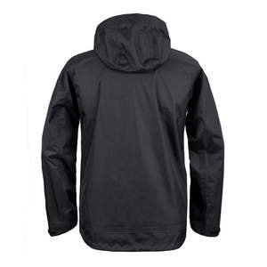 Chaqueta Softshell Impermeable Negra 100% para Hombre, Cuello Alto, Diseño Frontal Personalizable, Chaqueta para Exteriores - Product Image 6