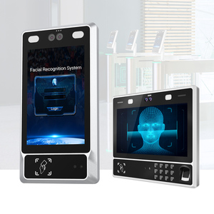 מכשיר בקרת גישה לזיהוי פנים בגודל 11.6 אינץ' עם סורק טביעות אצבע ביומטרי מבוסס בינה מלאכותית וקורא כרטיסי RFID, מכונת נוכחות - Product Image 2