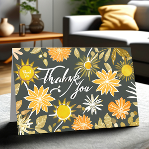 Juegos de Tarjetas de Agradecimiento Personalizadas con Impresión Personalizada y Logotipo - Product Image 1