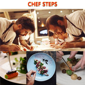 Bếp nấu ăn nhíp ẩm thực 1 Piece Set Tweezer Kẹp bù đắp lời khuyên thực phẩm garnishing mạ BBQ đầu bếp lớp Đức không gỉ - Product Image 3