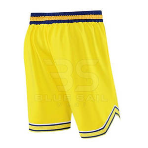 Short de basket-ball 100% en polyester fabriqué en usine personnalisable à bas quantité minimale de commande Service OEM respirant vêtements de sport grande taille - Product Image 3