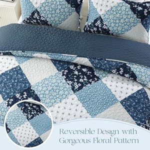 طقم لحاف كوين أغطية مخروطية بوهو قابلة للعكس لحاف و 2 وسادة شاش مفرش سرير غطاء زهري ناعم طقم مفارش سرير - Product Image 2