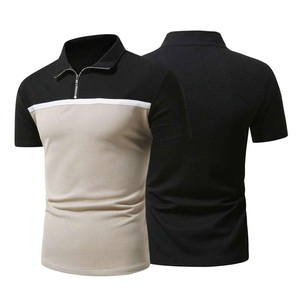 2025 venta al por mayor de alta calidad de estilo personalizado Casual liso de manga corta 100% algodón de alta calidad diseño de los hombres polos - Product Image 3