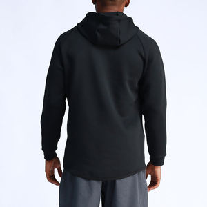 Vente en gros sweat-shirt à capuche uni de haute qualité avec fermeture éclair complète pour entraînement vêtements de sport sweat-shirts à capuche et logo personnalisé pour hommes - Product Image 5