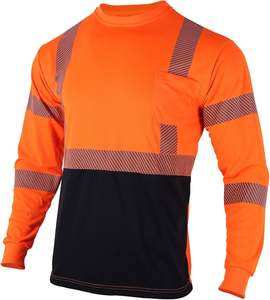 Camisetas de Trabajo de Alta Visibilidad con Diseño Personalizado para Tráfico Vial, Minería, Mecánica, Construcción Industrial, Seguridad, Reflectantes - Product Image 1