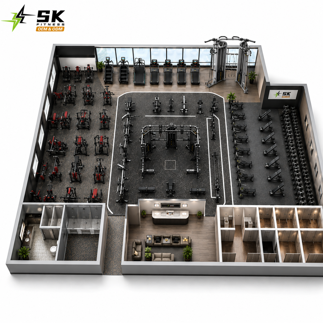 Black-600sqm gym