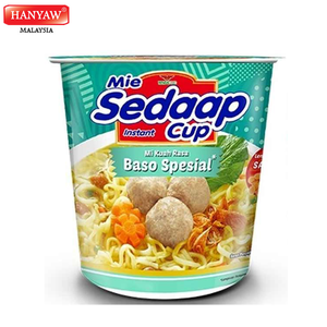 [Malaysia] pengiriman cepat + Mi Sedaap Cup bersertifikasi Halal mie instan rasa (6X77g/Ctn)