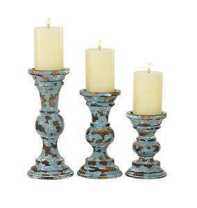 โต๊ะรับประทานอาหารอาหารค่ําใช้เชิงเทียนวัสดุไม้คุณภาพสูงตารางตกแต่งบ้าน Rustic เสร็จสิ้น - Product Image 4