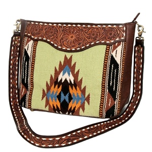 Vintage Western Saddle Blanket Crossbody Bag Top Manufacturer Cowgirl <b>Tote</b> Bag Tooled Design Saman Exports Vintage Bohemian - Product Image 1