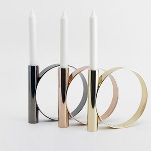 Décoration intérieure Bougeoir en métal fini or noir de qualité supérieure Fabricant Fournisseur Bougeoir fait main Cadeaux d'art - Product Image 1