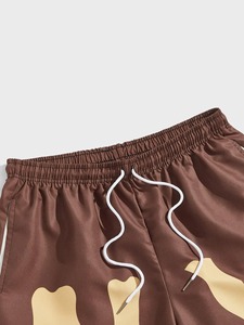 2025 Nuevo diseño personalizado 100% Nylon Athletics Gym Shorts Mens Printed Sport Shorts - Product Image 3