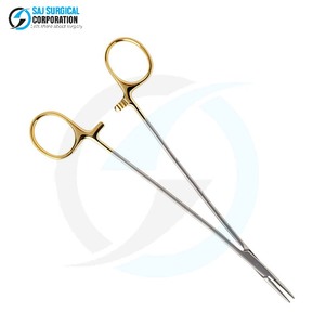 Porte-aiguille Debakey manuel réutilisable en acier inoxydable certifié CE, outil médical pour la suture fine en chirurgie cardiaque et générale - Product Image 2