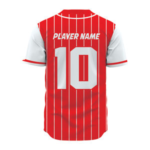 Camiseta de béisbol hecha a medida OEM, diseño cosido transpirable con impresión digital por sublimación, conjunto de estilo deportivo - Product Image 4