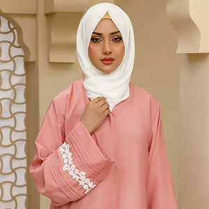 2025 fête conception islamique à la mode femmes Abaya respirant à manches longues robe musulmane grande taille prix de gros traditionnel - Product Image 1