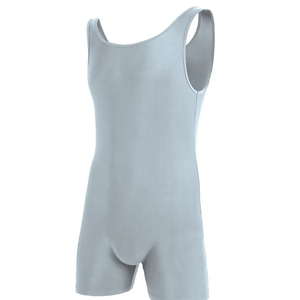 Débardeur unisexe uni sans manches ajusté, haut de sport respirant en tissu extensible léger avec taille élastique - Product Image 1