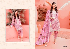 ชุดเดรสผ้าฝ้ายแท้พิมพ์ลายพร้อมแพชต์ปัก2ชิ้นพิเศษพร้อมชุดเดรสดูปองทา - Product Image 2