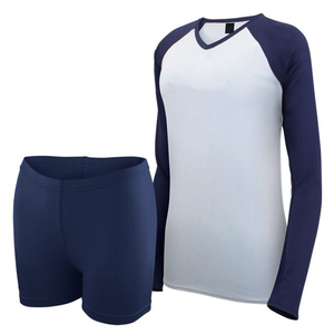 Vente en gros d'uniformes de volley-ball à impression sublimée à séchage rapide pour femmes, hauts et shorts de plage, maillots de volley-ball pour filles - Product Image 1