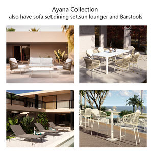 Ensemble de meubles de jardin de luxe pour hôtel, canapé d'extérieur en aluminium, salon, villa, meubles de patio pour piscine, terrasse, complexe hôtelier - Product Image 5