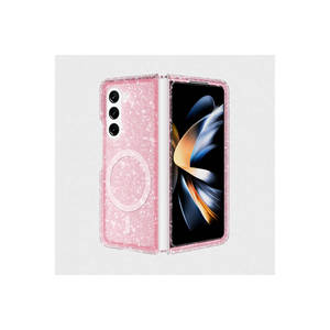 Funda de Silicona Transparente con Purpurina Rosa, Compatible con Magsafe, para Samsung Galaxy Z Fold 6, Allstar 7 Plus, 11 Pro, XR - Product Image 1