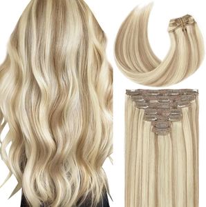APOGROUP Extensions de cheveux vierges sans couture à clipser, cheveux humains vietnamiens, trame invisible, double épaisseur, pour femmes, toutes couleurs, directement de l'usine - Product Image 4