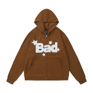 ผู้ชายคุณภาพสูงที่กําหนดเอง 3D พัฟพิมพ์ขนาดใหญ่ Hoodies โฟมพิมพ์โลโก้ Hoodies U Nisex Hoodies - Product Image 1