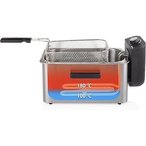 Friteuse électrique Nova 183200, capacité de 3 litres, avec zone froide et filtre de sécurité - Product Image 4