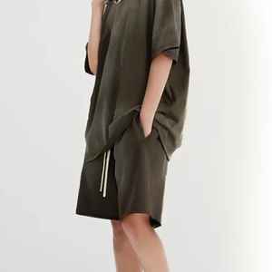 Alta calidad 2025 Screen Puff Print Vintage algodón personalizado fabricante francés Terry sudor hombres ácido lavado pantalones cortos - Product Image 2