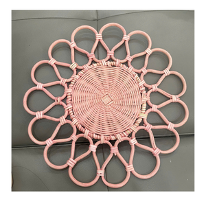 Natural Rattan Charger Plate for Rustic Table Settings Unique Vintage Rattan Charger Plate for Home Decorations - Product Image 1