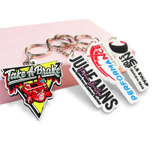 Personalized High Quality Custom Soft Rubber Keychain Free Design Silicone Keychain Jogger Style Keyring Holder Making <b>Machine</b> - Product Image 2