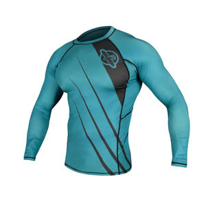 Conjunto de Rashguards de BJJ Personalizados de Alta Calidad, 100% Poliéster, Transpirables, Cuello en V, Secado Rápido, Ropa de Artes Marciales para Boxeo, Servicio OEM - Product Image 1