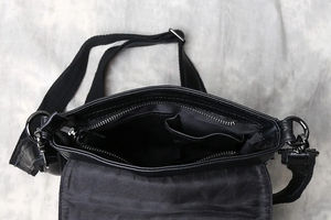 Sac en cuir à bandoulière rétro Messenger pour femmes-Couleur personnalisable durable portable - Product Image 6