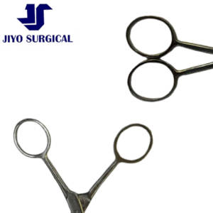 Tijeras de disección para estudiantes de 115 mm, tijeras de disección quirúrgicas afiladas y de punta roma de acero inoxidable, instrumento de laboratorio - Product Image 3