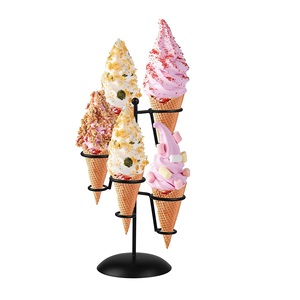 Support de cornet de crème glacée en acrylique à deux niveaux meilleure qualité en gros porte-crème glacée de fantaisie concepteur le plus vendu nouveau support de crème glacée - Product Image 3