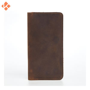 Funda de cuero para pasaporte Diseño personalizado de lujo Cartera de viaje de cuero genuino para pasaporte - Product Image 5