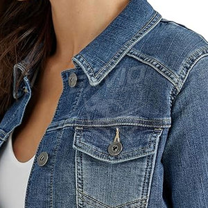Vestes en jean pour femmes de haute qualité à prix raisonnable, 100% coton - Product Image 4