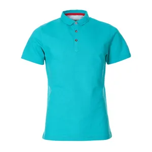 Camiseta polo 100% algodão para homens, camiseta polo clássica de golfe lisa e confortável com logotipo personalizado, com logotipo personalizado