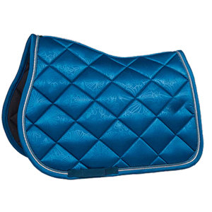 Tapis de selle Mosaic Impex Racing pour l'équitation, respirant, en satin et cuir, avec doublure polaire, confortable, fabriqué au Pakistan pour chevaux - Product Image 2