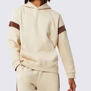 Nouveautés Combinaisons à Capuche Patchwork Personnalisées Sweats à Capuche et Pantalons de Survêtement 2 Pièces Ensemble Survêtement de Jogging pour Homme avec Panneau - Product Image 6