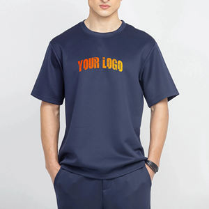 Heavyweight 100% Ringer algodón camisa para hombre 400 GSM de gran tamaño gota hombro antiarrugas transpirable streetwear camiseta para hombres - Product Image 1