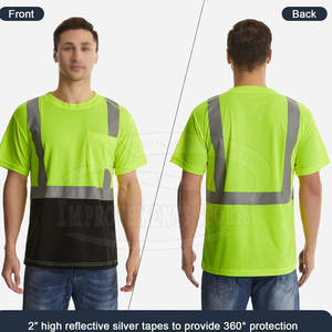 Camisetas de trabajo de secado rápido de alta calidad Nuevo diseño Transpirable e impermeable Opciones de talla grande - Product Image 4