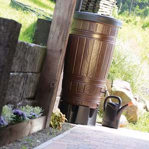 Réservoir d'eau de pluie WOODCAN 265L, dimensions (mm) 648x648x1128, couleur Marron - Product Image 6